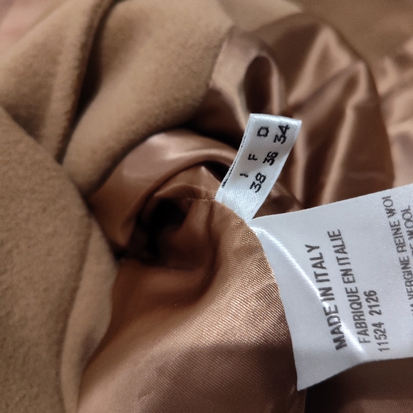 JENNY WAY TAN Overcoat ITALY - Picture 12 of 16